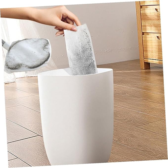 Beaupretty Electrostatic Dust Mop for Hardwood Floors with Rotatable Handle Refillable Dry and Wet Cleaning Pad Triangle Shape Mop Head for Indoor Floor and Wall Dust Removal Includes Dry