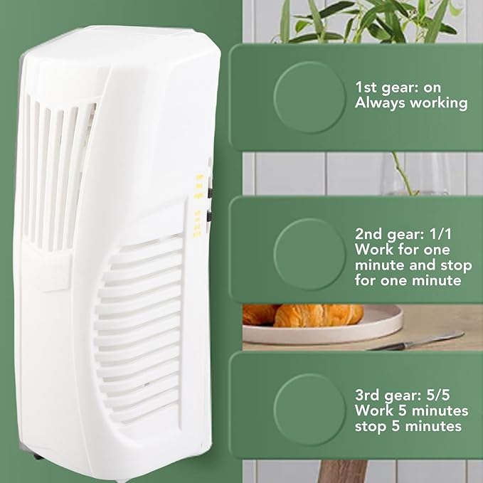 Automatic Air Freshener Spray Wall Mounted Fragrance Machine 3 Modes with 50ML Essential Oil Bottle for Home Hotel Spa Gym Retail Store