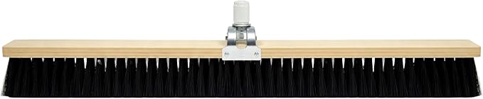 Bon 82-472 Concrete Finish Brush 36 Black Styrene Bristles with Adjustable Handle Socket 3 Trim for Concrete Texturing