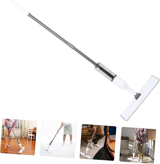 PartyKindom Microfiber Mop for Tile Floors Wet Dry Hardwood Floor Mop Cedar Office Cleaning Tool