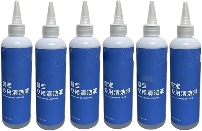 230ml Window Cleaning Solution Compatible With Ecovacs Winbot W2 Omni/ W2 Pro Omni/ W2 Pro/W1/W1 Pro/ W1S/ Mini Robot Cleaning Fluid