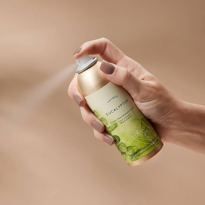 Thymes Home Fragrance Mist – Room Air Fresheners for Home Long Lasting – Air Freshener Spray – Scented Room Spray with Notes of Eucalyptus Oil Italian Lemon Fir &amp Petitgrain (Eucalyptus 3 oz)