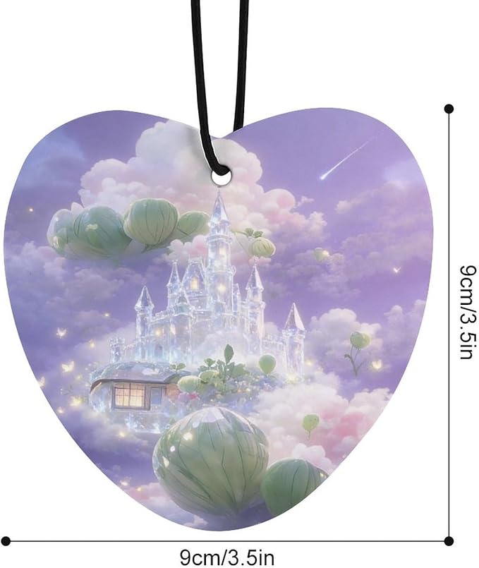 5PCS Car Air Freshener Hanging Personalized Double Sided Up Balloons Car Fresheners Long Lasting New Cars Scents Cute Automotive Freshies for Closets Drawers (tea)