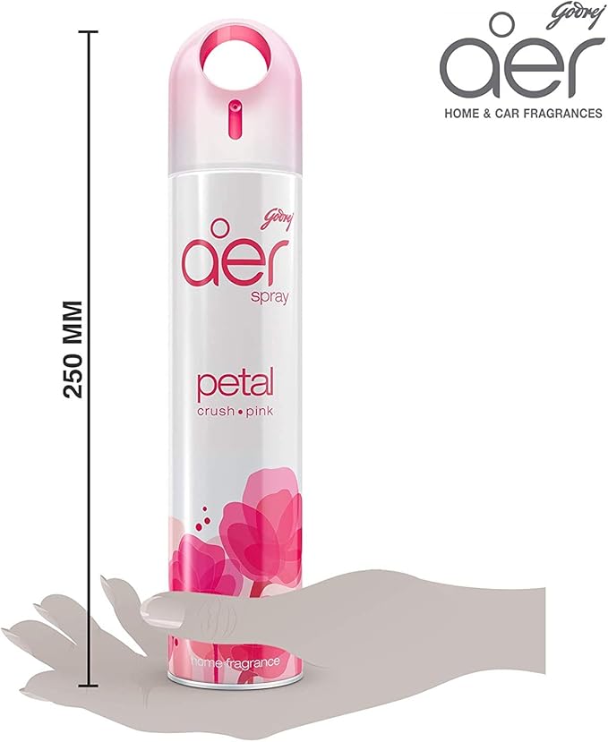 Godrej aer Home Air Freshener Spray - 300 Ml Petal Crush Pink