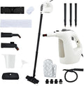 S AFSTAR Handheld Steam Cleaner 1400W Pressurized Steamer with 14-Piece Accessories &amp Child Lock Multipurpose Portable Steamshot Steam Mop for Cleaning Kitchen Floor Sofas Car Windows (Grey &amp