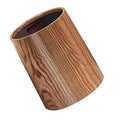 Large Capacity Vintage Imitation Wood Grain Trash Can Round Lightweight Wastebasket for Home Kitchen Bathroom Office Household Garbage Bin for Efficient Waste Management
