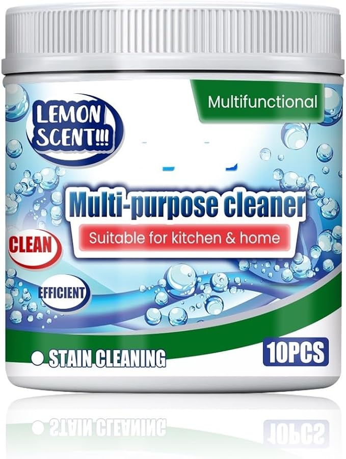 Multi-Purpose Cleaning Tablets For Bathroom Kitchen &amp Stove - Deep Clean Tough Stains &amp Grease(3PCS)
