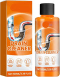 Powerful Pipe Unclogging Liquid for Kitchen and Toilet - Fast Acting Drain Cleaner to Remove Hair Grease &amp Odor Keep Drains Fresh &amp Clear(3PCS)