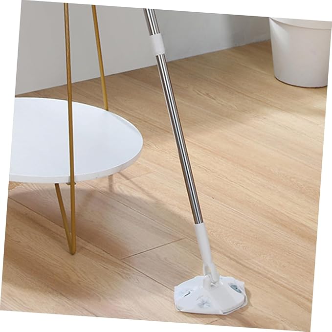 Rotatable Dust Mop Triangular Design 3-in-1 Household Cleaning Tool No-Wash Floor Mop for Easy Dust Removal in Home and Office