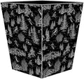 Marye-Kelley WB1711 - Black Ski Toile Wastepaper Basket