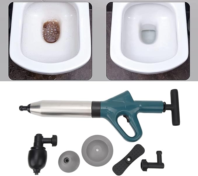 Drain Blaster Air Plunger High Pressure Powerful Drain Blaster for Toilet and Kitchen