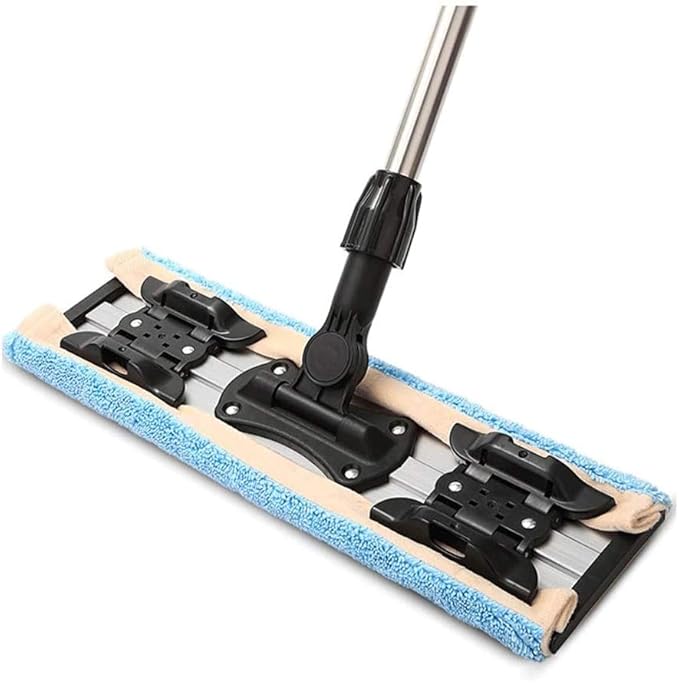 Microfiber Hardwood Floor Mop Stainless Steel Handle and Extensionfor Home Kitchen and All Surfaces