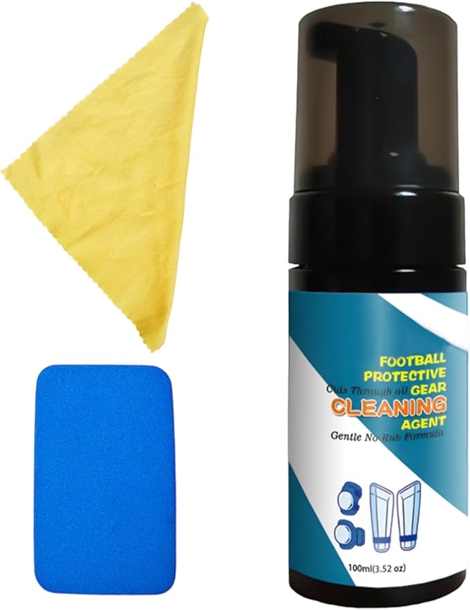 Soccer Glove Cleaner - 100ml Sports Gear Foam Deodorizer WashSports Cleaner | for Shoes Work Boots Clothing Helmet Pads Yoga Mats Hockey Baseball Football