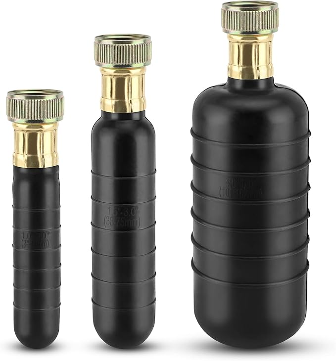 3 PCS Drain Bladder Kit Drain Cleaning Bladder Unclogger Fits 1 to 6 Drain Pipes for Unclogs Stubborn Blockages in Kitchen Sinks and Main Drains for Shower Swimming Pool With Water Power