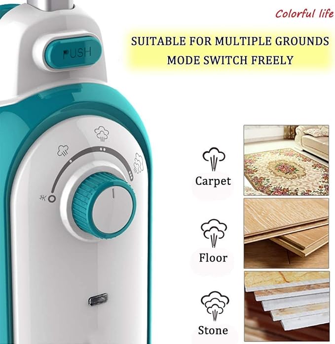 Manual High Temperature Household Steam Mop Household Multi-Function Handheld Steam Cleaner Floor Steam Cleaner Electric Steam Mop Removable and Washable