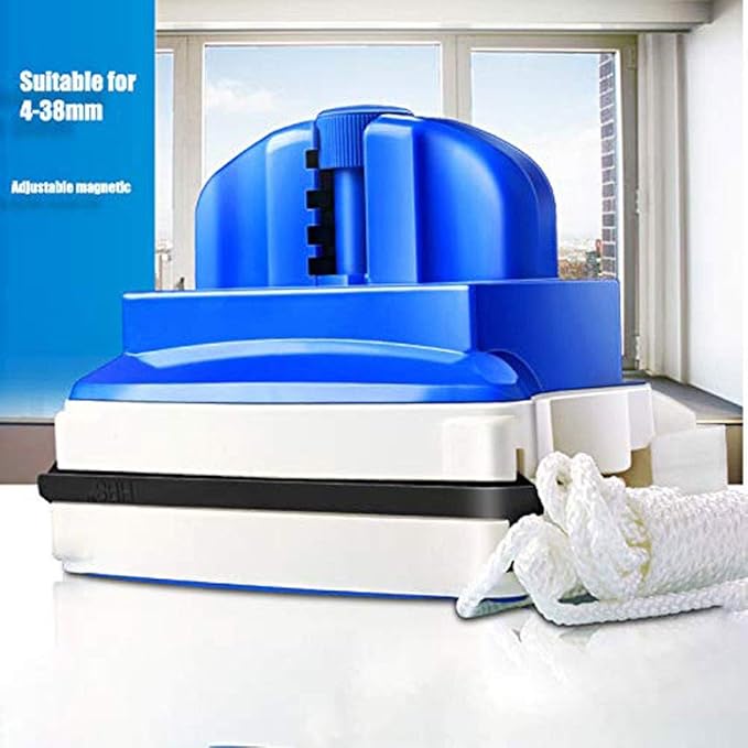Adjustable Magnetic Double-sided Glass Wiper Double-layer Household Cleaning Tool