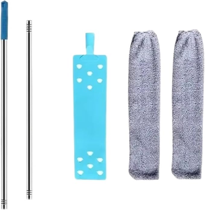 Household Long-Handled Telescopic Mop Floor and Ceiling Cleaning Portable Dust Brush Tools(2 Pole Mop)