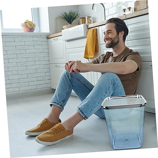 Garbage Bin Large Wastebasket for Bedroom Office Kitchen Sturdy Pp Easy to Clean