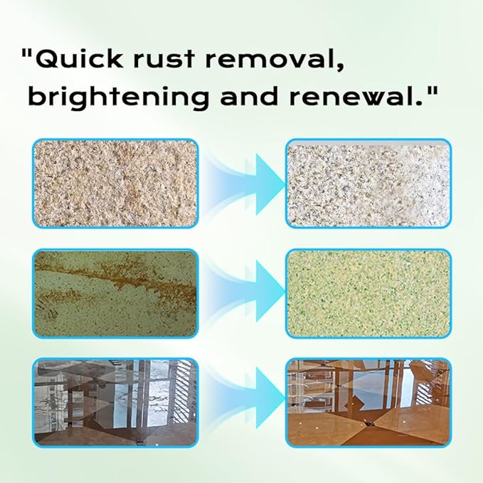 Rust Stain Remover Granite Countertop Cleaner Marble Cleaner Stone Care Agent | Powerful and Effective in Removing Rust From Granite Tile and Marble (500ML)