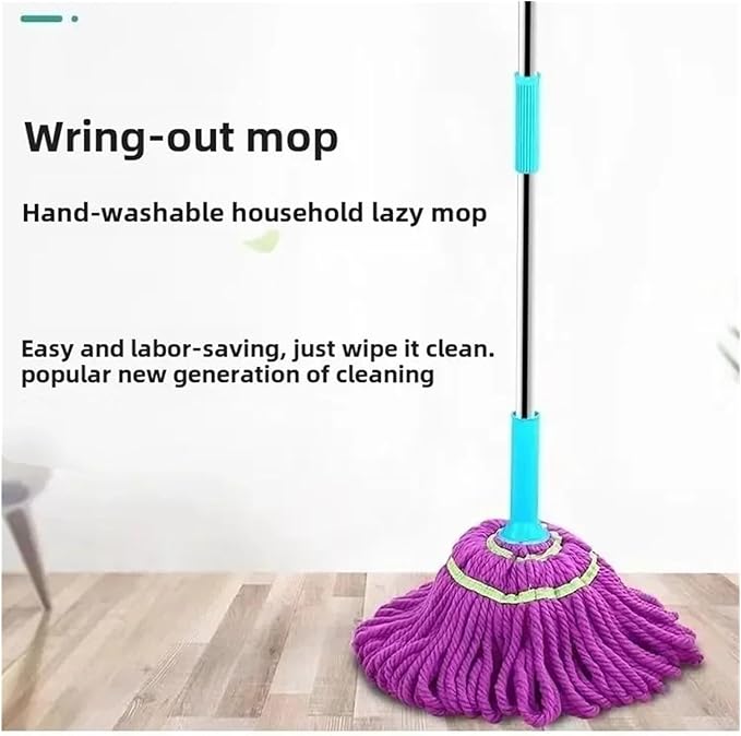 Rotating Mop Microfiber Squeeze MopWet Mop Fit For HardwoodTile &amp Floor Cleaning