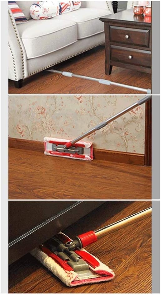 Wipe The Cloth on The mop Press The net to Clean The mop