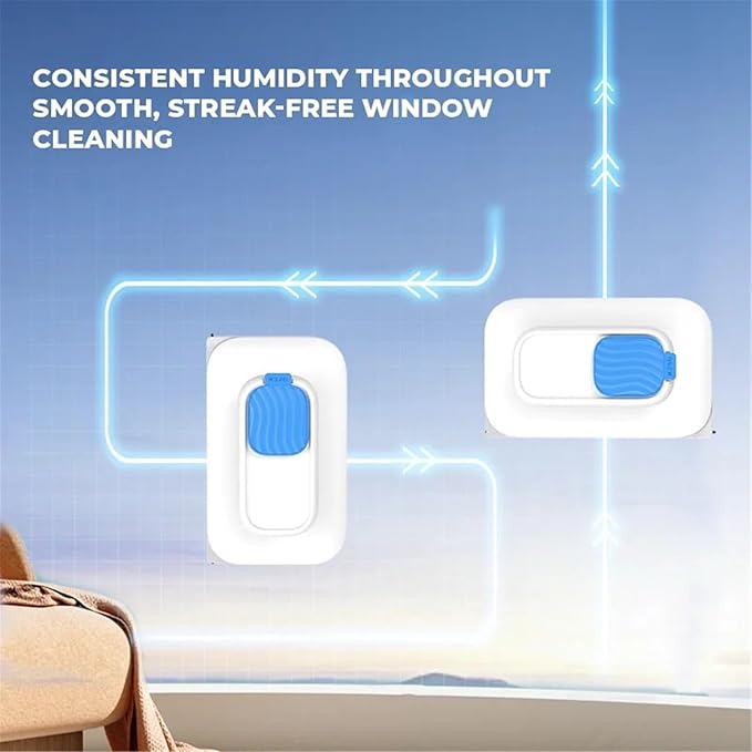 Double-Sided Window Cleaner Glass Wiper Magnetic Window Cleaner Glass Wiper Cleaning Tools for High-Rise Window Car ﻿(3-10MM)