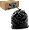 Large Black Contractor Bags 38x58 for Industrial Yard Waste Lawn &amp Leaf and Construction Garbage Can Liners Made in the USA (3 Mil 50 Count) 55 Gallon Heavy Duty Trash Bags