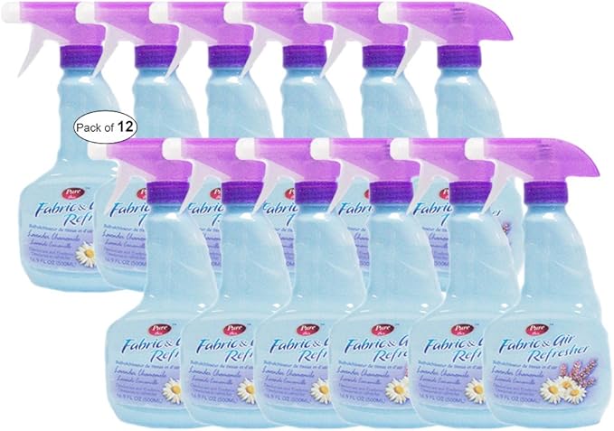 Pure Air Fabric &amp Air Refresher- Lavender Chamomile (500ml) (Pack of 12)