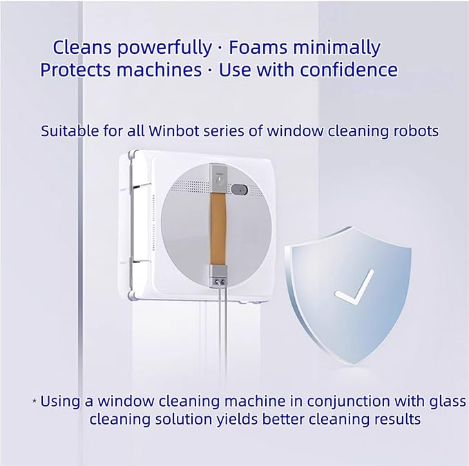 Multi-Surface Cleaning Solution Compatible with ECOVACS W1S/W1 Pro/W2 Pro Omni/W2S Pro/W2 PRO Omni/W2 Omni/W2 PRO/WINBOT MINI(Set a)