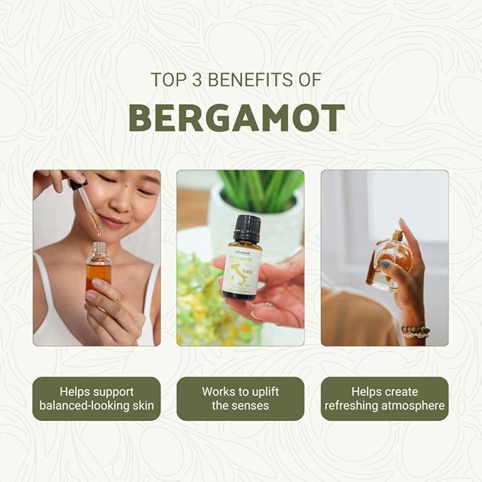 Bergamot Essential Oil - Direct from Citrusmade in Sicily- Pure Essential Oil for Diffusers and Aromatherapy | 100% Pure Therapeutic Grade (8oz)
