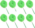 Reusable Microfibre Ceiling Fan Duster Dusting Dust Blade Cleaning Adjustable Length Household Tool(Green-8PCS)