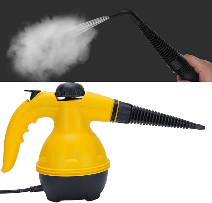 Handheld Steam Cleaner 1000W 350ml Capacity IPX4 Protection - Powerful 140℃ Steam Multi Surface Use for Home Cleaning
