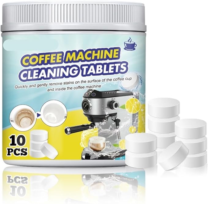 Coffee Stain Cleaning Tablets - Effortless Cup Cleaning Remove Stains &amp Odors Without Scrubbing(2PCS)