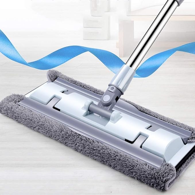 Mopwith Reusable and 360 Degree Rotation Mop Heads for Home and Office Floor Cleaning(B Style six Cloth)