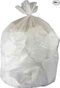 Heritage Low-Density Extra Heavy Duty Trash Can Liners 0.75-mil 30 Gallons 36 x 30 White Case Of 200 Liners