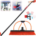 Window Washing Kit with Extension Pole 3.6-11M Washing Set Equipment Extension Pole Cleaning for Trucks Windows Window Glass Wall Photovoltaic Panel Cleaning24FT/7.2M