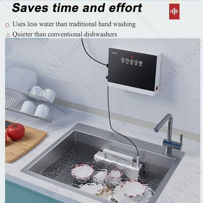 360w Multifunctional Sink Dish Washing CleanerDishware Fruits Seafood DishwasherAll Round CleaningDurable MaterialsRestaurant Catering Servicesfor Home Use