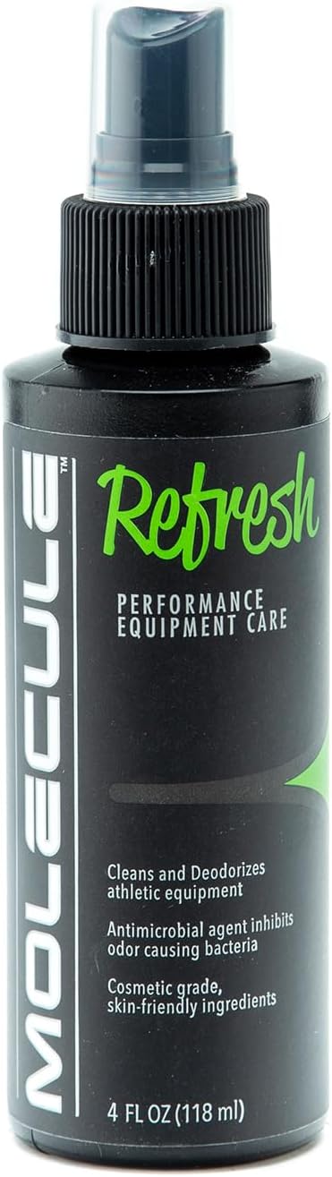 Molecule Helmet Refresh Premium Helmet Care Helmets Visors and Goggles Cleans and Deodorizes 4 Ounce Bottle &amp 16 Ounce Bottle