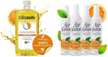 Citra Solv &amp Air Scense | Special Bundle | Concentrated Cleaner &amp Degreaser 32 oz| Essential Oil Air Freshener Orange 4 PK| Household Cleaner Non-Aerosol | Valencia Orange Oil