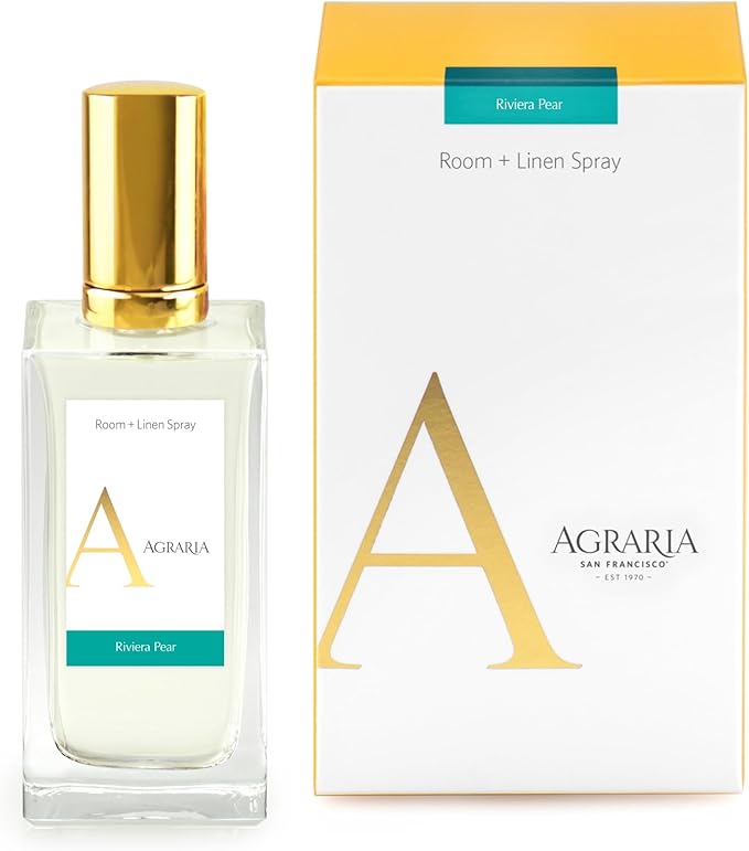 AGRARIA Room and Linen Spray Luxury Room Fragrance for Clothes Bed and More Essential Perfume Grade Oils Infused Linen Fresh Spray