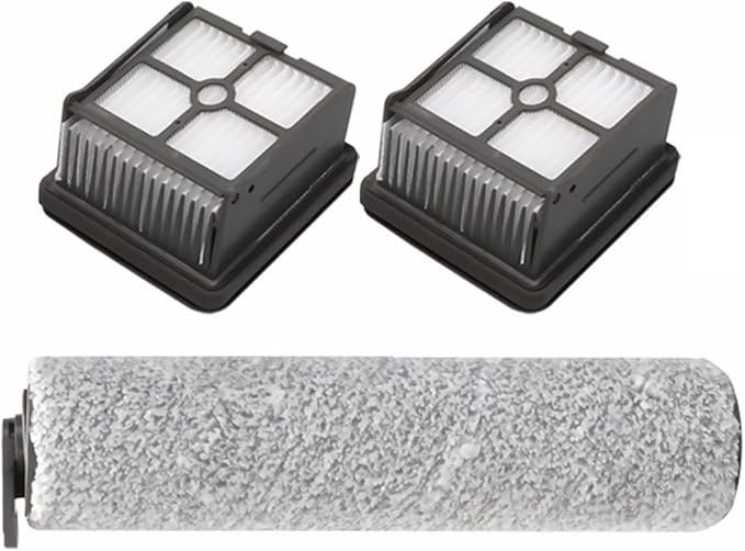 Roller Main Soft Brush Hepa Filter 。Compatible for Dreame H11 MAX。 Electric Floor Household Wireless Vacuum Cleaner Accessories (Color : Set 1)