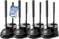 4Pack 2 in 1 Toilet Brush and Plunger Set Extended Handle PlungerToilet Bowl Brush Plunger SetBathroom Cleaning ToolsToilet Brush Plunger ComboCleaning Supplies Cleaning Brush