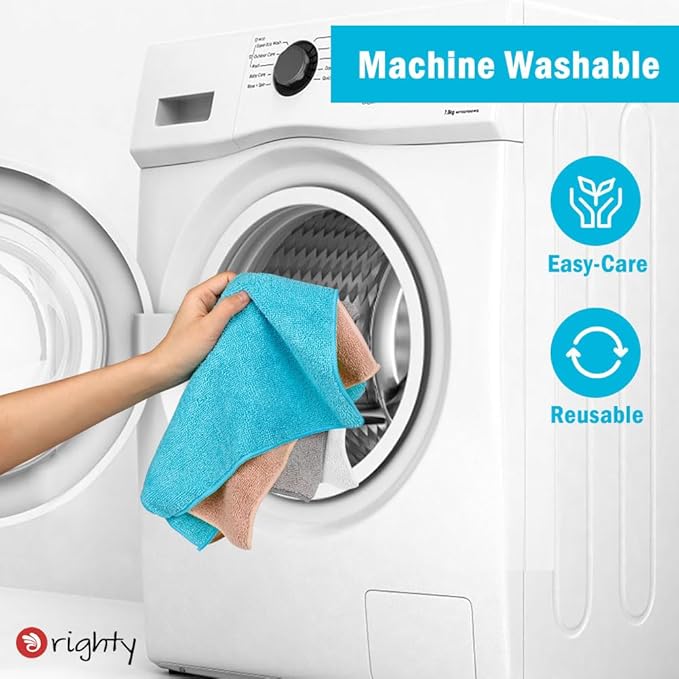 Orighty Microfiber Cleaning Cloth 150 Pack Microfiber Towels for Cars Highly Absorbent Car Cleaning Supplies Lint Free Cloths Clean Rags for Car Care House Kitchen 12x11 inch