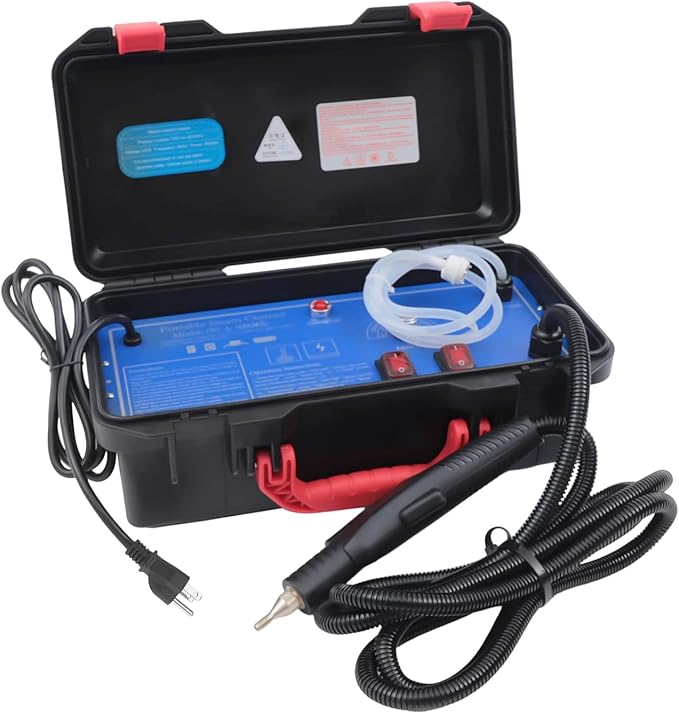 Handheld High Pressure Steam Cleaner 5 Bar High Temperature Pressurized Steam Cleaner Cleaning System Automatic Pump Steamer Washer for Home Kitchen Floor Car Auto Patio Use (1 Style 1)
