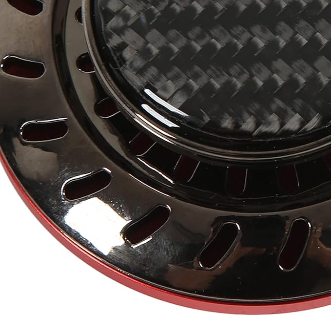 Car Air Freshener Flying Disc Design Long Lasting Aromatherapy with Plant Extracts Adjustable Fragrance Intensity Odor Removal for Car Interior Purifies Air Includes 2 (Red)