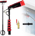 Telescopic Window Cleaner glass cleaning tool Water Fed Telescopic Brush for cleaning solar panels and window glass overhead cleaning10.8M/36FT