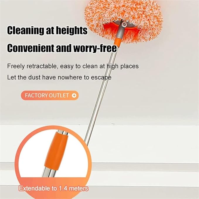 360° Rotatable Adjustable Mop with Retractable Long Handle - 2025 Upgraded Design (1 Set)(2 Set)