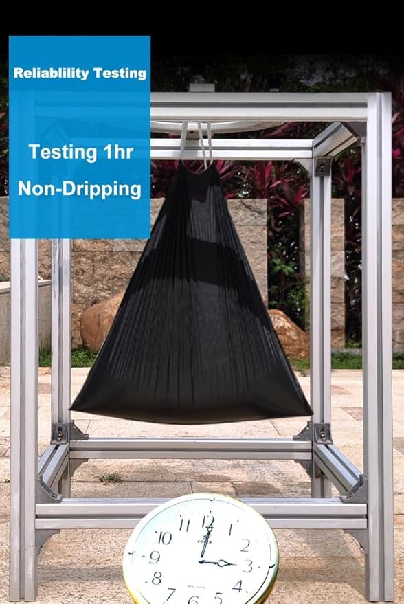 21 Gallon Code X Heavy Duty 1.2 Mil THICK Trash Bags Drawstring Black Garbage Can Liners Fits All 20-21 Gallon/65 Liter 75 Liter 80 Liter Trash Can Code X Compatible