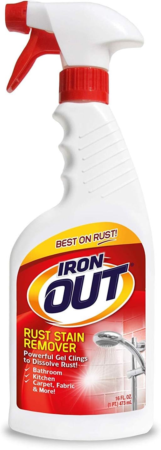 Iron Out Rust Stain Remover Spray Gel 16 Fl. Oz. Bottle 5-Pack