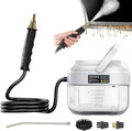 3500W High Pressure Steam Cleaner Handheld Steam Cleaner for Home Kitchen Hood Car Cleaning Touch Screen + 6 Adjustable Steam Levels 1500ml Water TankWhite